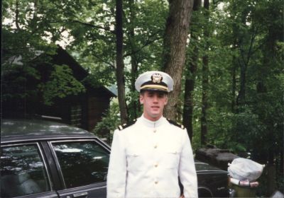 Sean Commissioning Naval Academy 1988
